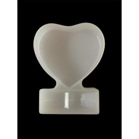 Szilikon forma szív alakú fényképtartó- Kicsi