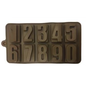 Szilikon  öntőforma - Nagy számok 