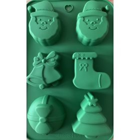 Karácsonyi szilikon forma 3