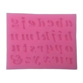 Szilikon forma - Betű (kicsi) mintás 